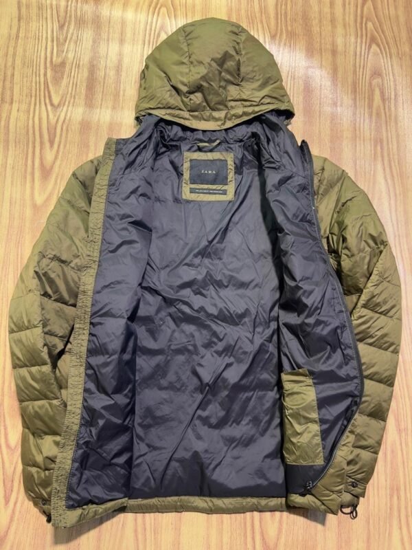 ORIGINAL ZARA LINING PUFFER LIGHTWEIGHT BRANDED FEATHER JACKET (RARE PIECE)