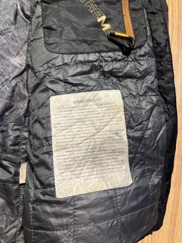 Original Black Yak Branded Feather Goose Down Jacket