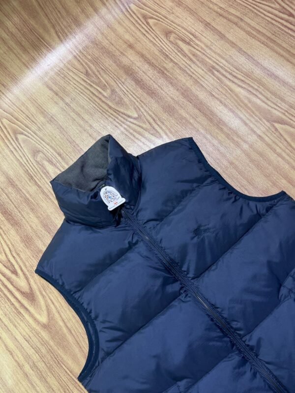 Original Burberry Sleeveless Branded Feather Lightweight Jacket