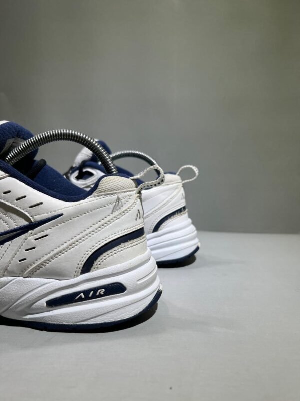 Original Nike Air Monarch Branded White Leather Walking and Running Shoes