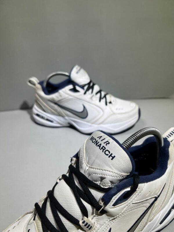 Original Nike Air Monarch Branded White Leather Walking and Running Shoes