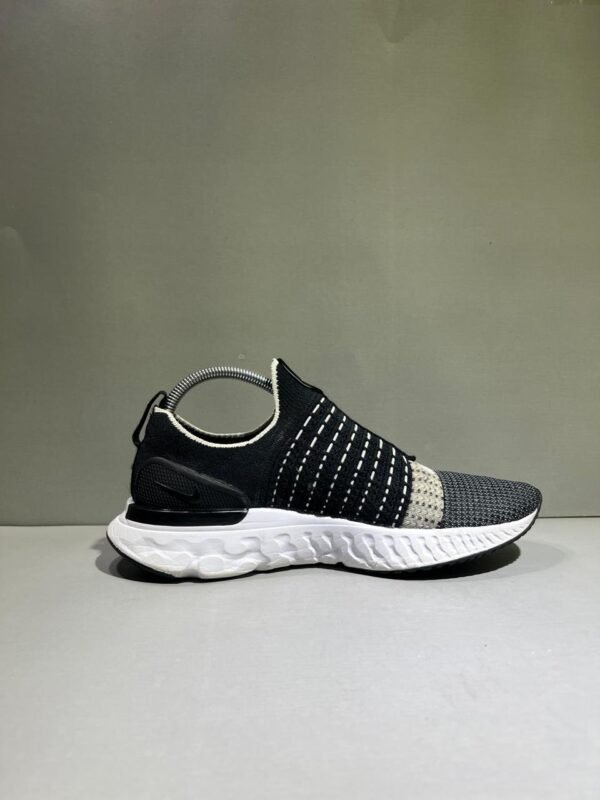 Original Nike React Phantom Run Flyknit 2 'Black Smoke Grey Branded Runners Shoes
