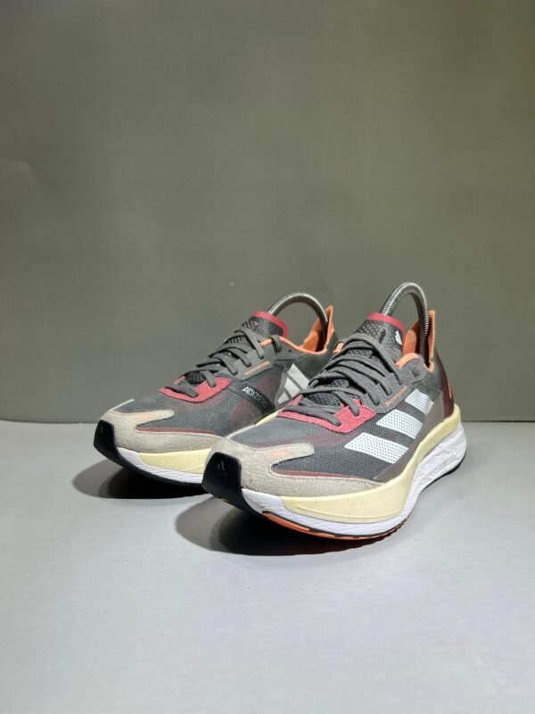 Original Adidas Adizero Boston 11 2022 Model Dark Gray Branded Runners Shoes