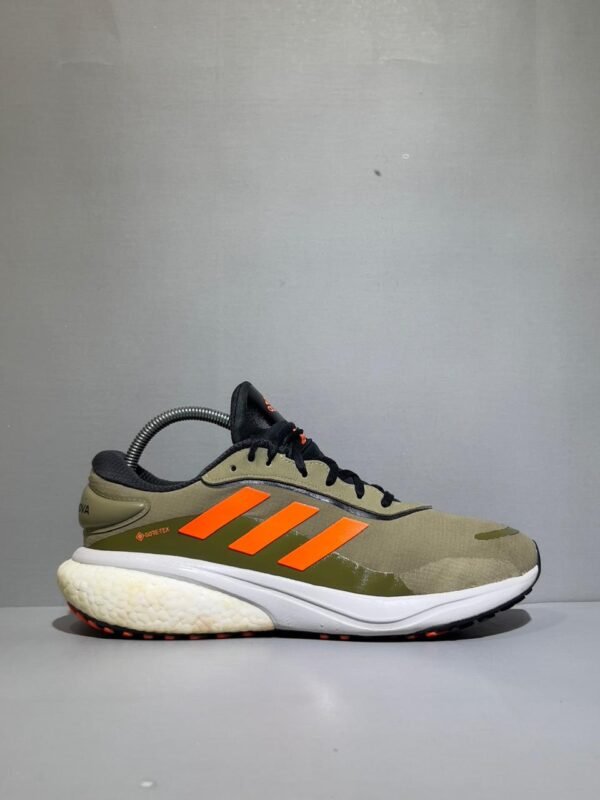 Original Adidas Supernova GORE-TEX Orbit Green Impact Orange Branded Running Comfortable Shoes