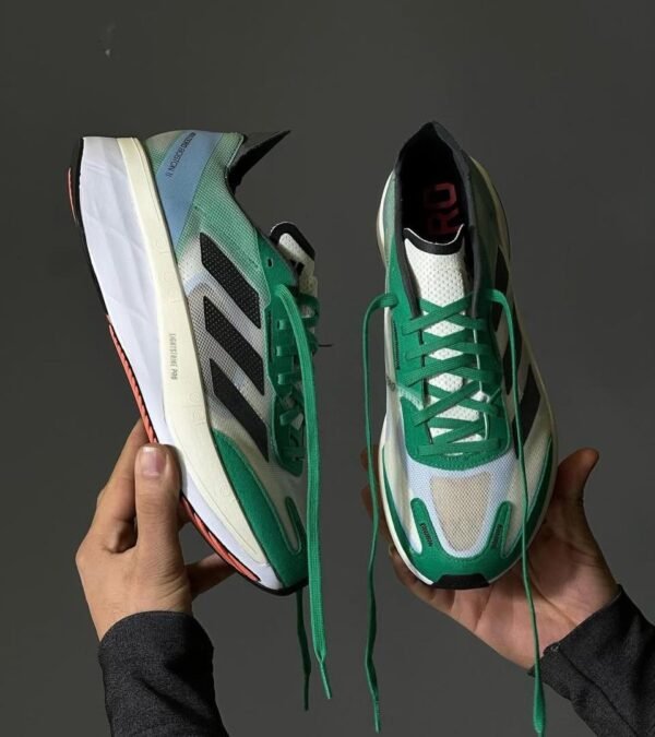 Original Adidas Adizero Boston 11 2022 Model Lightweight 300 Meter Running Shoes