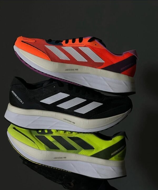 Original Adidas Adizero Boston 11 2022 Model Lightweight and Comfortable 300 Meter Branded Running Shoes