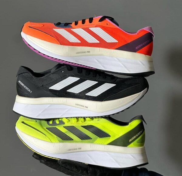 Original Adidas Adizero Boston 11 2022 Model Lightweight and Comfortable 300 Meter Branded Running Shoes