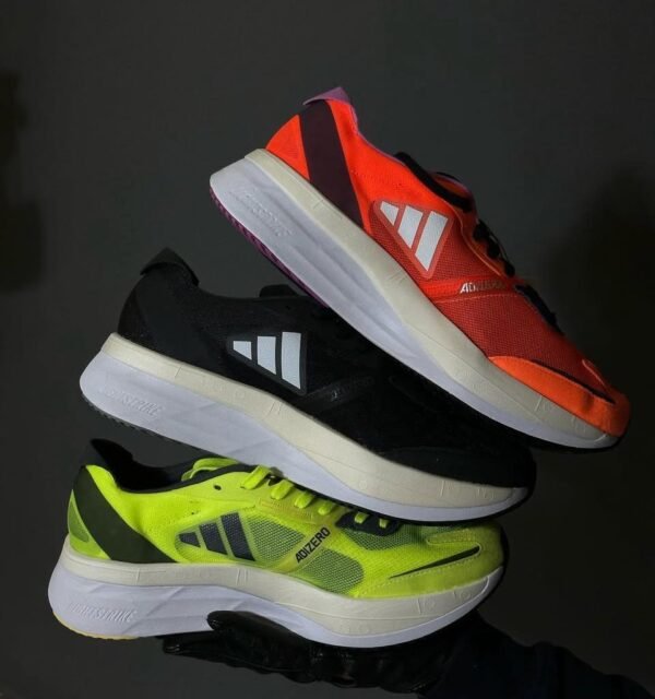 Original Adidas Adizero Boston 11 2022 Model Lightweight Comfortable Branded Runners Shoes