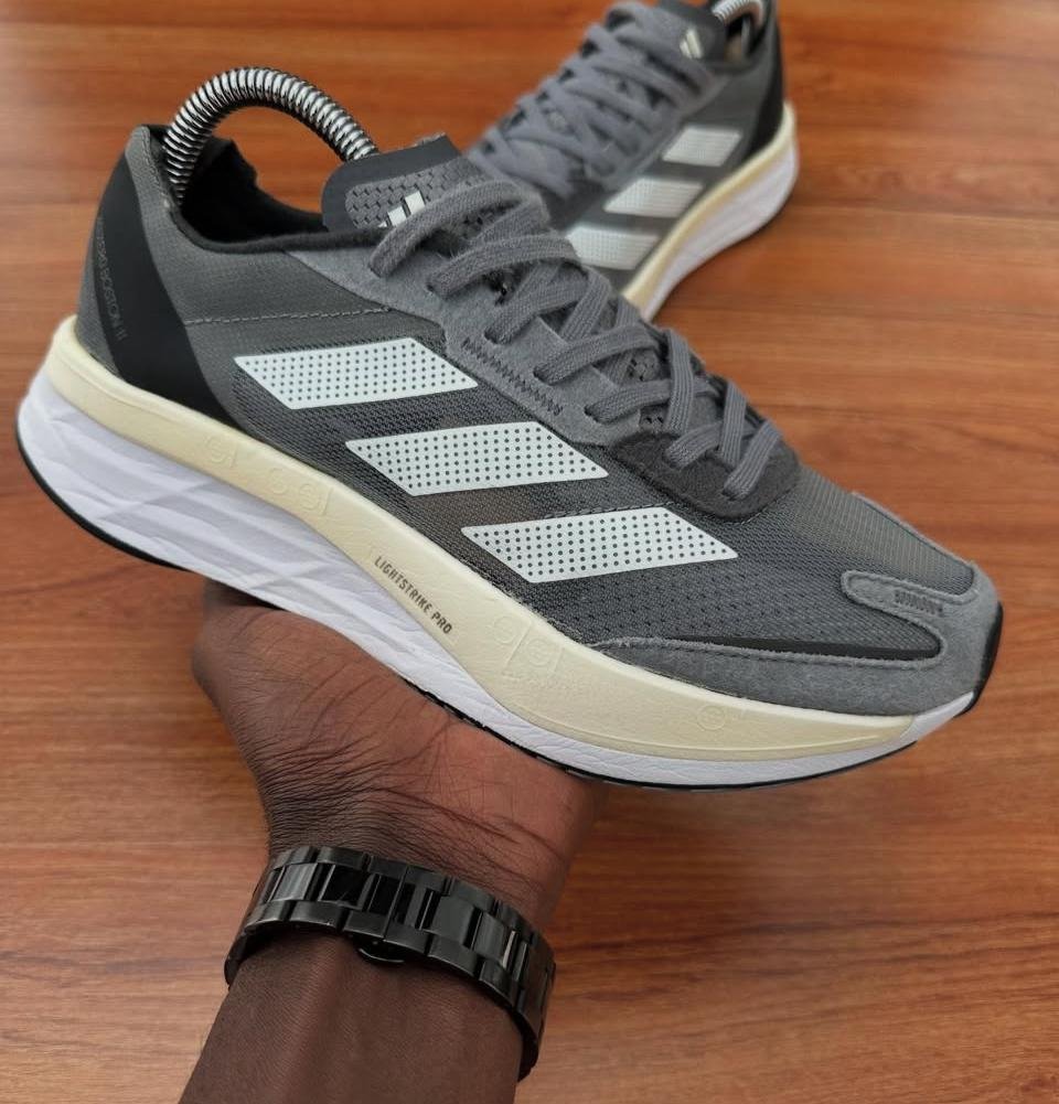 Original Adidas Adizero Boston 11 2022 Model Lightweight Comfortable Branded Runners Shoes