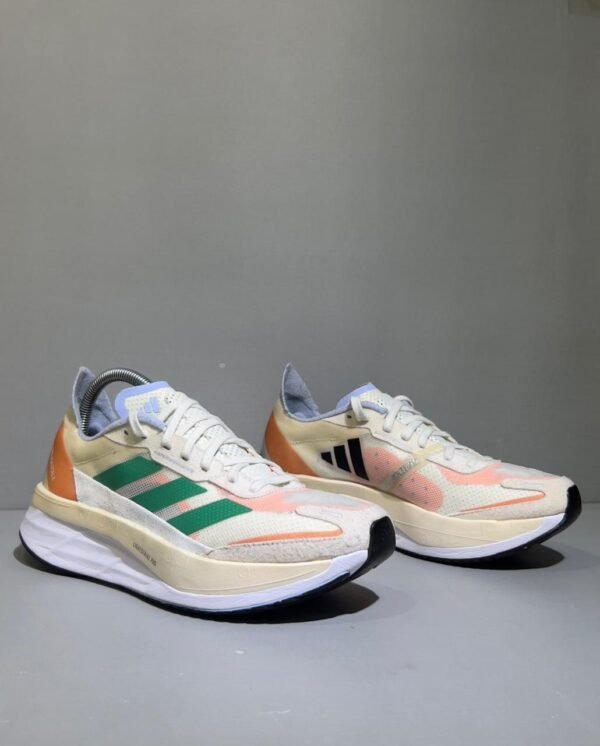 Original Adidas Adizero Boston 11 2022 Model Lightweight 300 Meter Running Shoes
