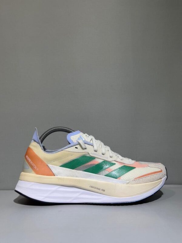 Original Adidas Adizero Boston 11 2022 Model Lightweight 300 Meter Running Shoes