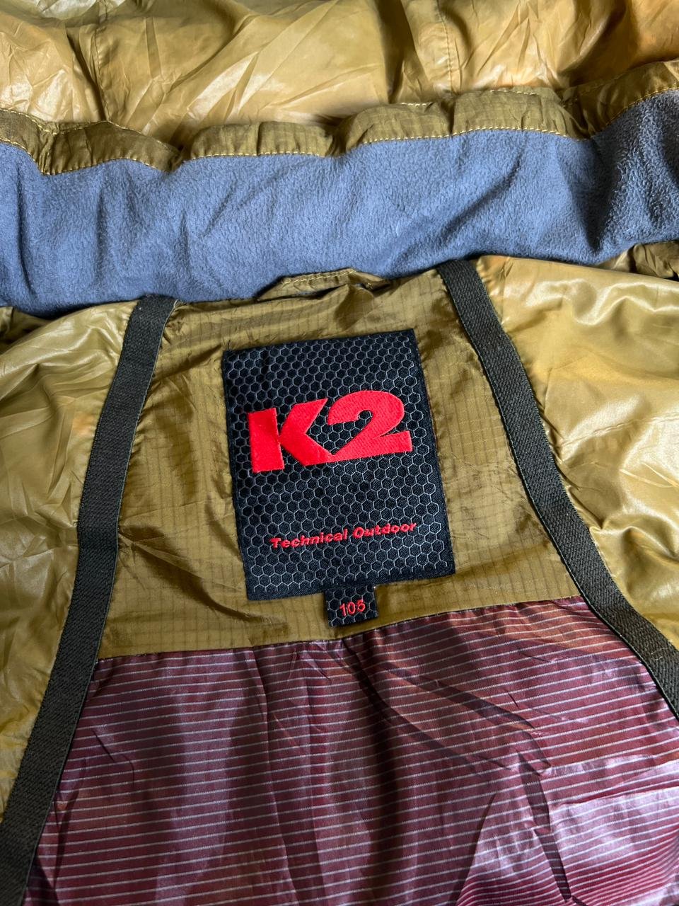 ORIGINAL K2 ULTRA WARM 800 FILL POWER LIGHWEIGHT BRANDED JACKET