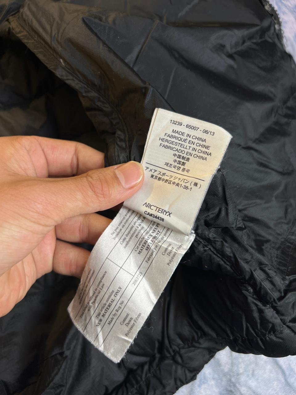 ORIGINAL ARC'TYREX LIGHTWEIGHT BRANDED PUFFER JACKET