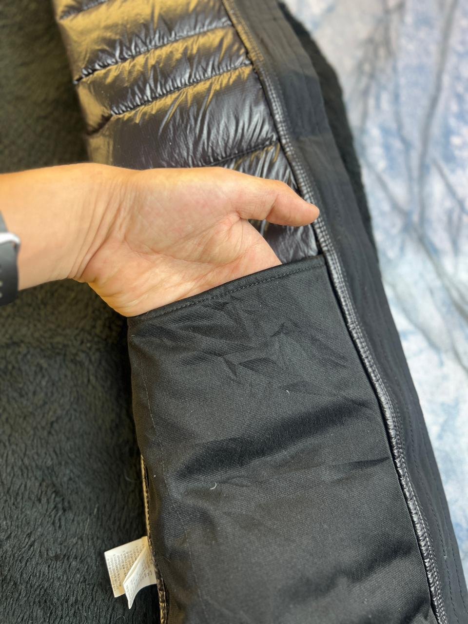 ORIGINAL THE NORTHFACE LIGHTWEIGHT FEATHER GILLET TYPE BRANDED FEATHER JACKET