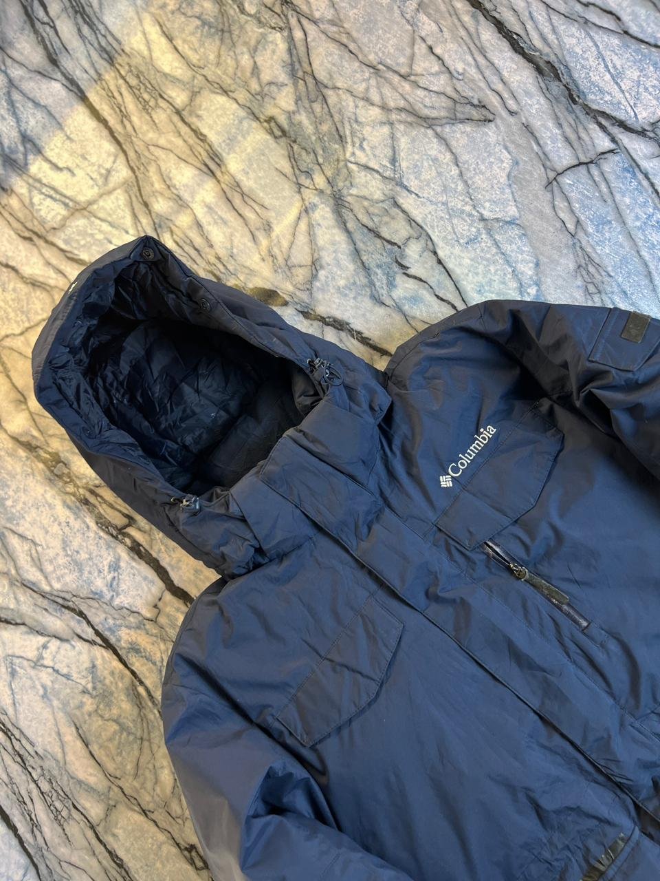 ORIGINAL COLUMBIA COTTON UPPER PARACHUTE MIX LIGHTWEIGHT BRANDED PUFFER JACKET