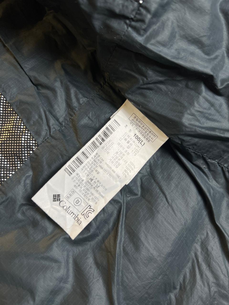 Original Columbia Lightweight Branded Lining Puffer Jacket