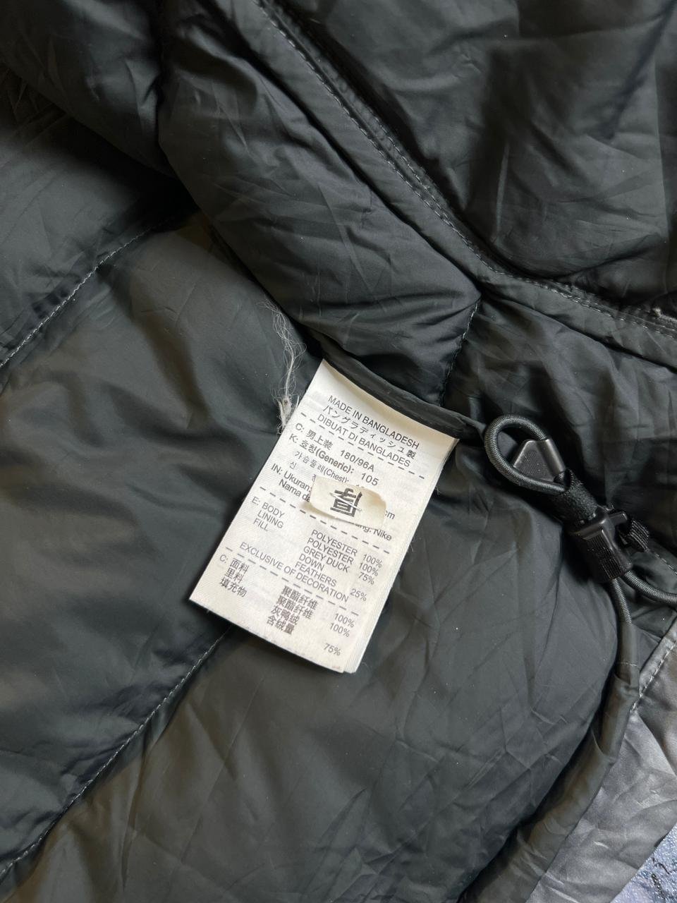 ORIGINAL NIKE CAMOUFLAGE LIGHTWEIGHT BRANDED PUFFER JACKET