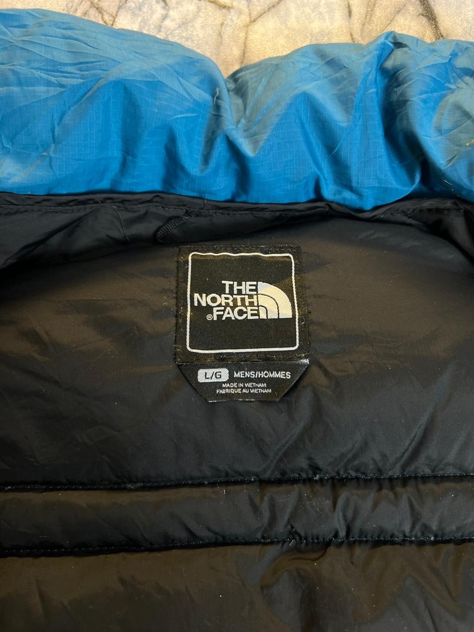 ORIGINAL THE NORTH FACE LIGHTWEIGHT SLEEVELESS BRANDED FEATHER JACKET