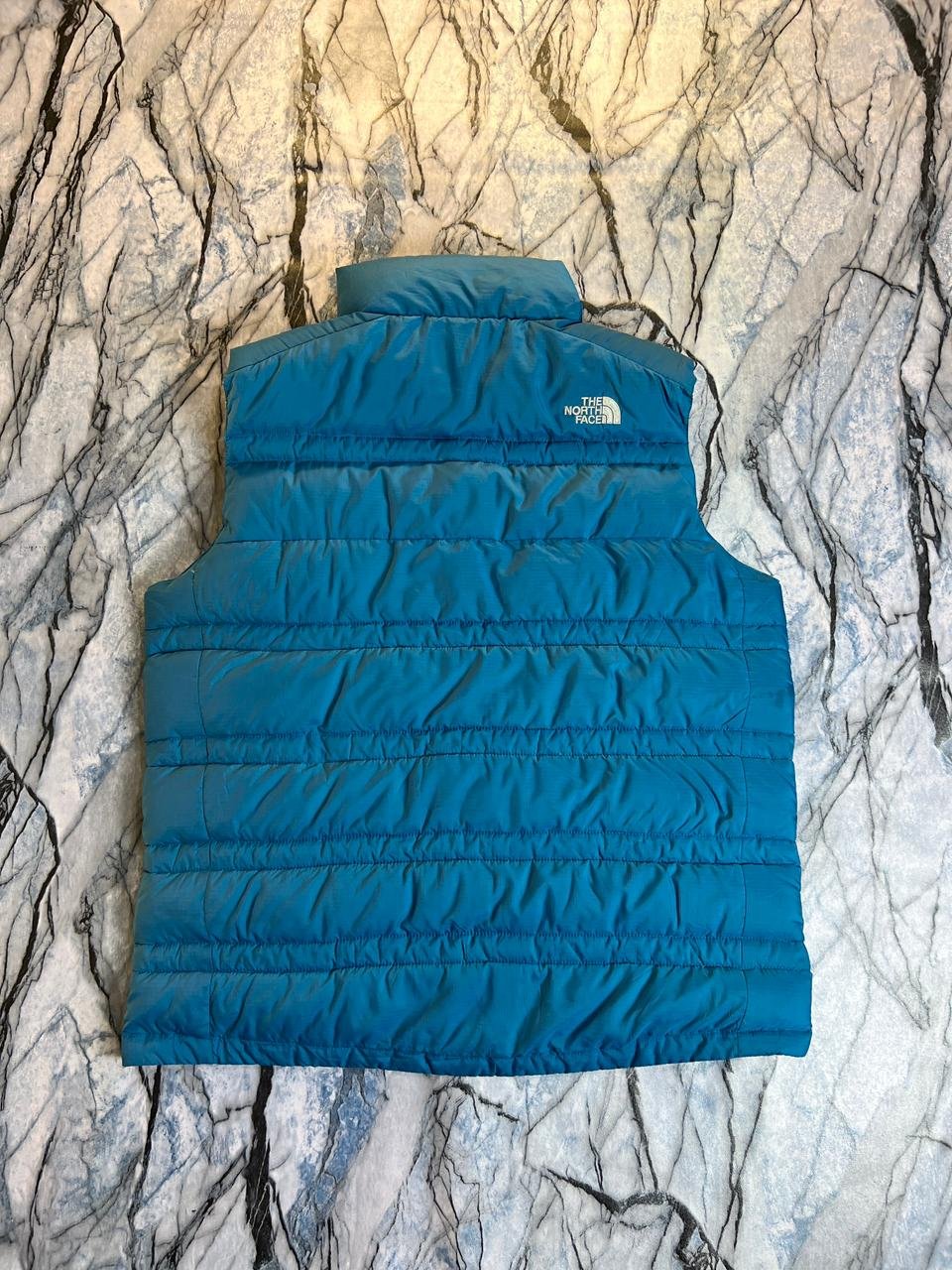 ORIGINAL THE NORTH FACE LIGHTWEIGHT SLEEVELESS BRANDED FEATHER JACKET