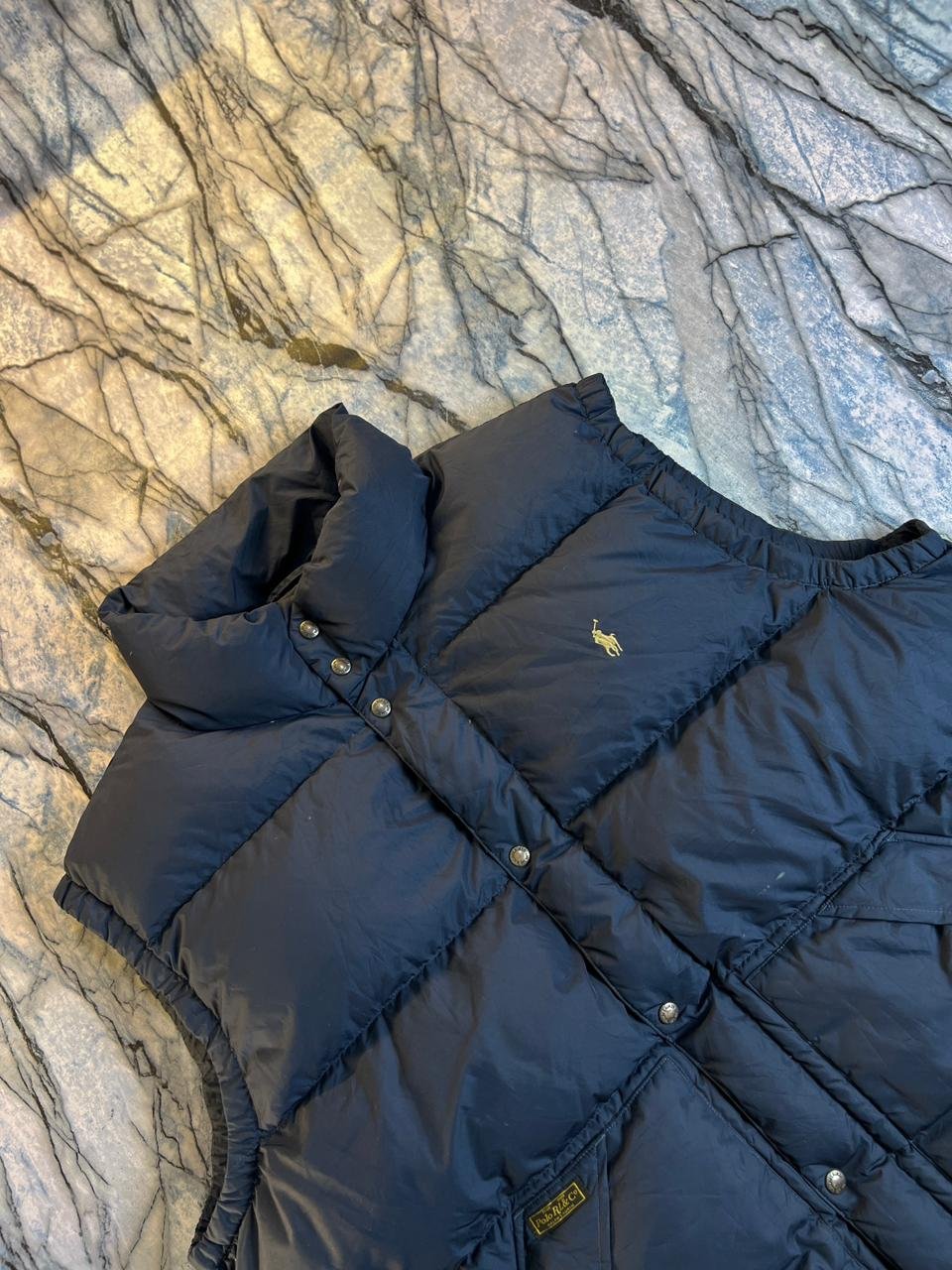 ORIGINAL POLO RAULPH LAUREN BRANDED SLEEVELESS PUFFER JACKET